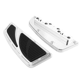 Custom Chrome Venoms Passenger Footboard Floorboard Chrome Gloss Black Fit For Harley Touring Softail